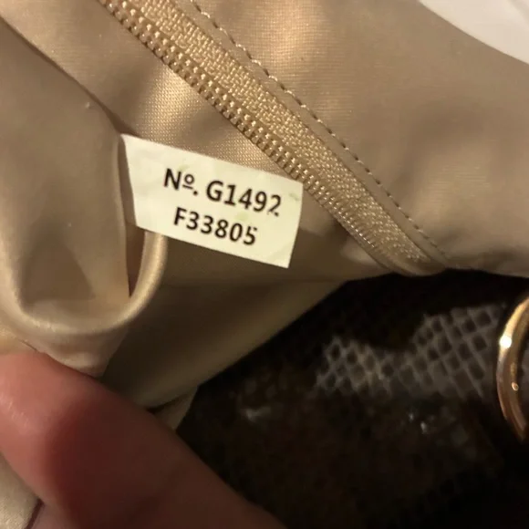 Coach Collette Satchel Python Leather Bag (2014) NWOT - Picture 14 of 15